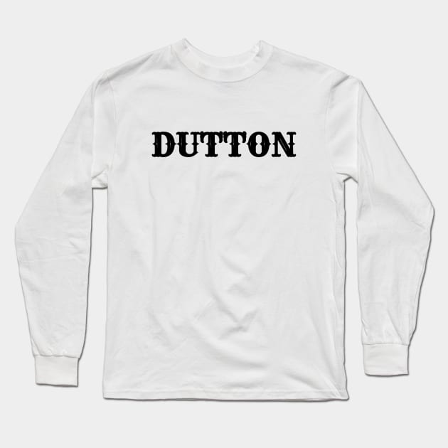 Dutton (Black) Long Sleeve T-Shirt by RedRock